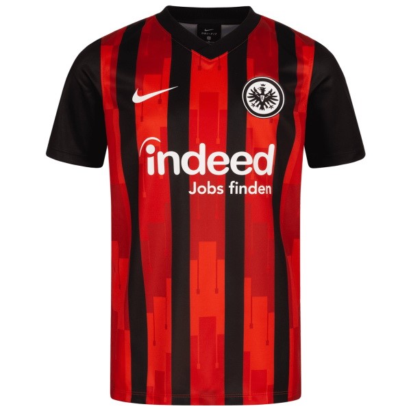 Thailand Trikot Eintracht Frankfurt Heim 2020-21 Rote Schwarz Fussballtrikots Günstig